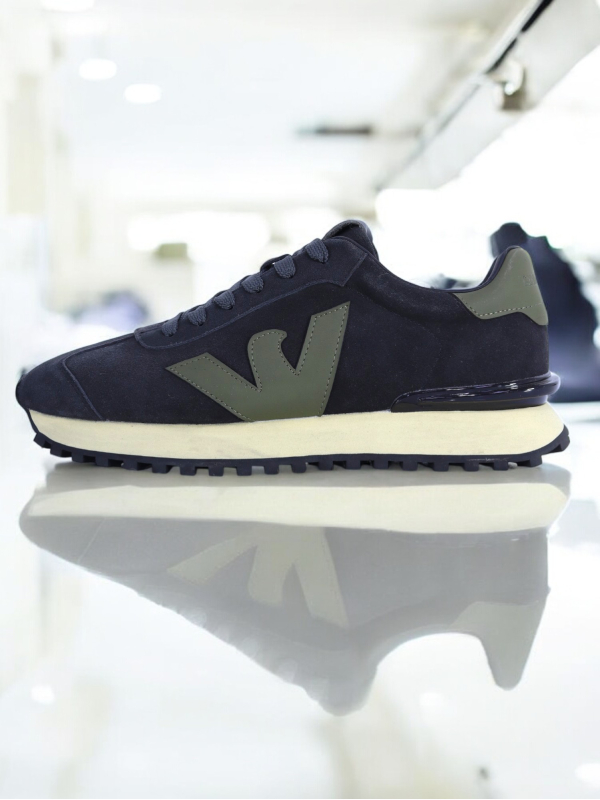 Emporio Armani Navy Sneakers