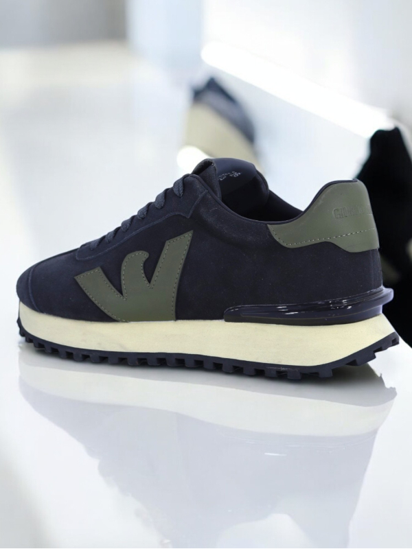 Emporio Armani Navy Sneakers