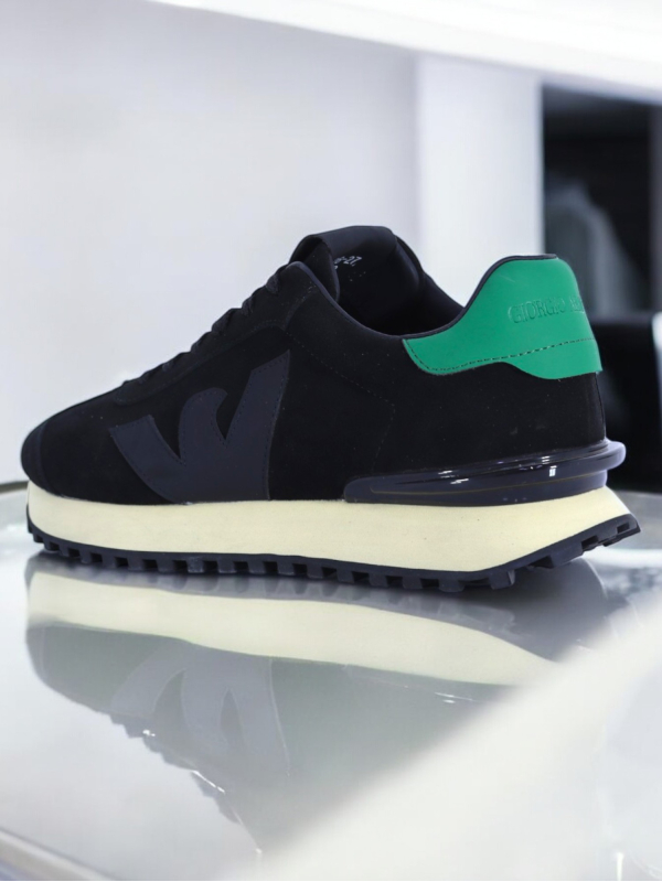 Emporio Armani Navy Sneakers