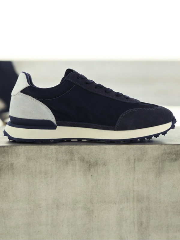 Emporio Armani Navy Sneakers